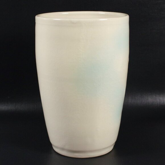 Spring Floral 7" Vase, Parsons Dietrich Pottery Lady Slipper Orchid Pastel - Picture 3 of 5